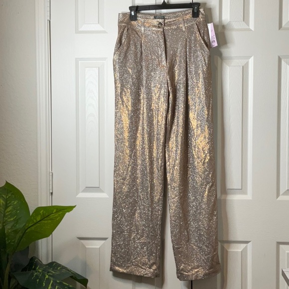 Wild Fable Gold Wide Leg Pants - Picture 4 of 13